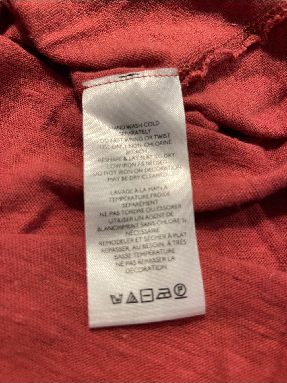 We The Free Women's Rust Red V-Neck Short Sleeve Top - Picture 8 of 10